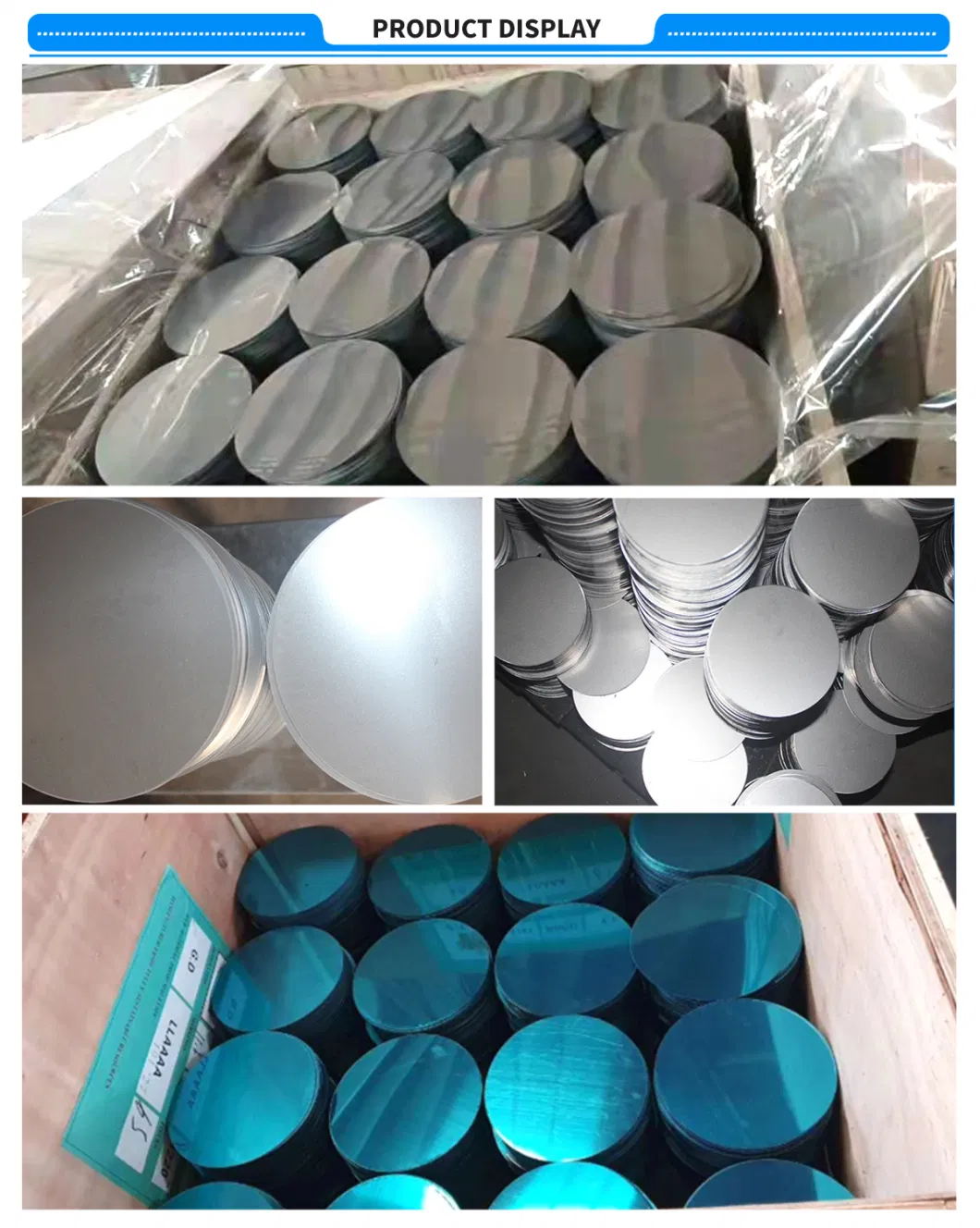 China Factory Supply Al 1100 1050 1060 3003 5052 6061 Ss201 304 310 316 430 Triply Circle Round Plate 201 Stainless Steel Sheet