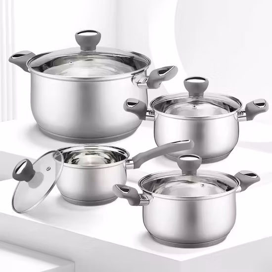 木製ハンドル チタン ステンレス ソースパン ミルクパン プロモーション価格付き